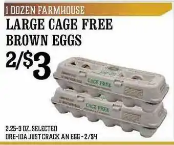 The Markets Large Cage Free Brown Eggs offer