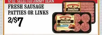 The Markets Fresh Sausage Patties Or Links offer