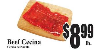 Baja Ranch Beef Cecina offer