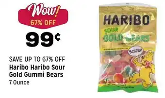 Grocery Outlet Haribo Haribo Sour Gold Gummi Bears offer