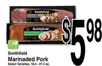 Super Saver Smithfield Marinaded Pork offer