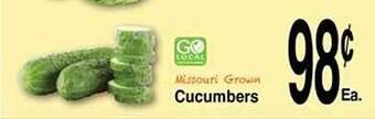 Super Saver Cucumbers offer