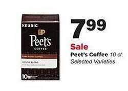 Stater Bros Peet's Coffee offer