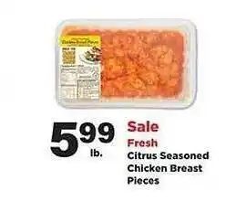 Stater Bros Citrus Seasoned Chicken Breast Pieces offer
