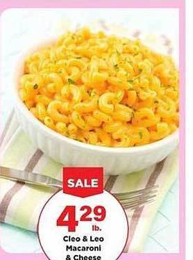 Stater Bros Cleo & Leo Macaroni & Cheese offer