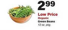 Stater Bros Green Beans offer