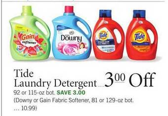 Publix Tide Laundry Detergent offer