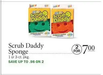 Publix Scrub Daddy Sponge offer