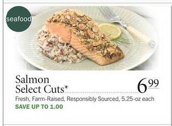 Publix Salmon Select Cuts offer