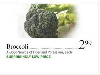 Publix Broccoli offer