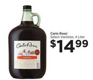 Food 4 Less Carlo Rossi offer