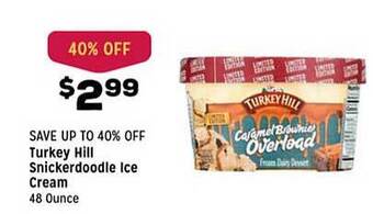 Grocery Outlet Turkey Hill Snickerdoodle Ice Cream offer