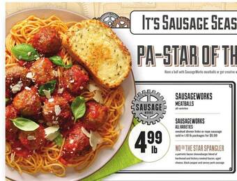 Lowes Foods Sausage Works Meatballs offer