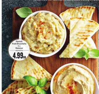 Lowes Foods Hannah Fresh Bruschetta, Hommus offer