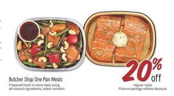 Sprouts Farmers Market Butcher Shop One Pan Meals offer