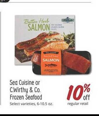 Sprouts Farmers Market Sea Cuisine Or C.wirthy & Co. Frozen Seafood offer