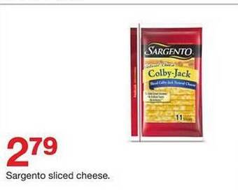 Target Sargento Sliced Cheese offer
