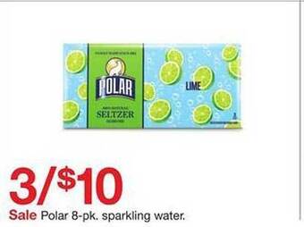 Target Polar Sparkling Water offer