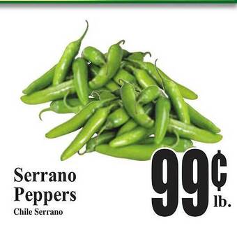 Baja Ranch Serrano Peppers offer