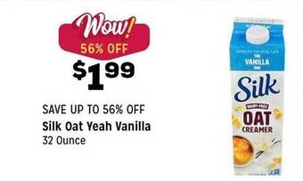 Grocery Outlet Silk Oat Yeah Vanilla offer