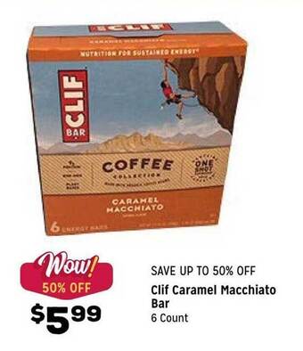 Grocery Outlet Clif Caramel Macchiato Bar offer