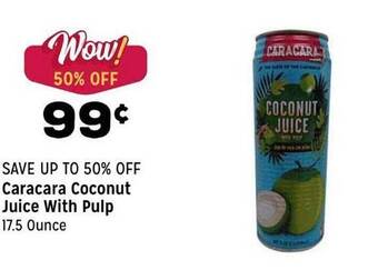 Grocery Outlet Caracara Coconut Juice With Pulp offer