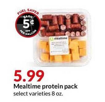 Hy-Vee Mealtime Protein Pack offer