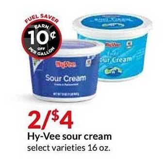 Hy-Vee Hyvee Sour Cream offer