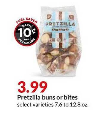 Hy-Vee Pretzilla Buns Or Bites offer