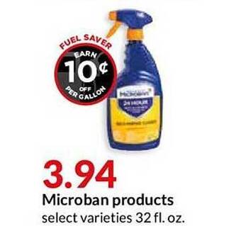 Hy-Vee Microban Products offer