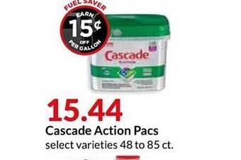 Hy-Vee Cascade Action Pacs offer