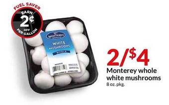 Hy-Vee Monterey Whole White Mushrooms offer