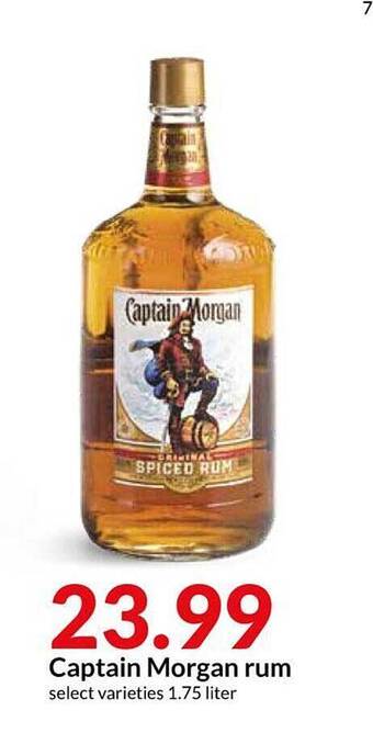 Hy-Vee Captain Morgan Rum offer