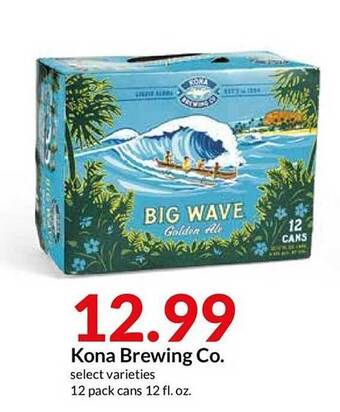 Hy-Vee Kona Brewing Co. offer