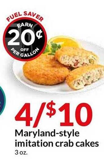 Hy-Vee Maryland-style Imitation Crab Cakes offer