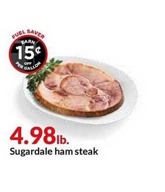 Hy-Vee Sugardale Ham Steak offer