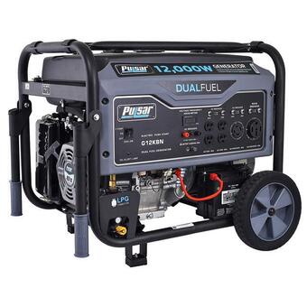 Walmart Pulsar 12,000W Dual Fuel Portable Generator in Space Gray with Electric Start, G12KBN offer