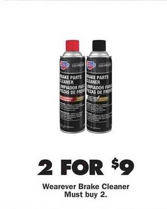 Advance Auto Parts Wearever Brake Cleaner offer