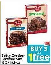 Weis Markets Betty Crocker Brownie Mix offer