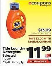 Weis Markets Tide Laundry Detergent offer
