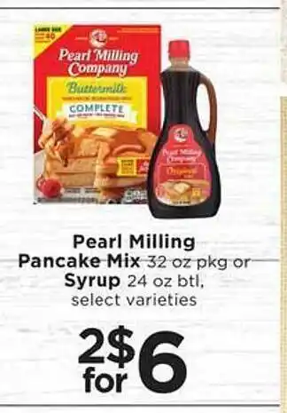 SHOPPERS Pearl Milling Pancake Mix Syrup offer