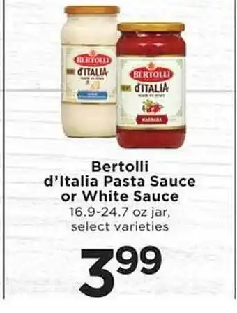 Bertolli D'italia Pasta Sauce Or White Sauce