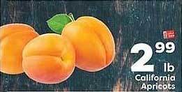 Weis Markets California Apricots offer