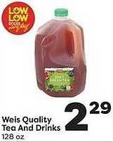 Weis Markets Weis Quality Tea And Drinks offer