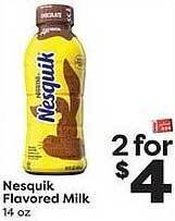 Weis Markets Nesquik Flavored Milk offer