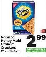 Weis Markets Nabisco Honey Maid Graham Crackers offer
