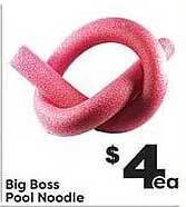 Weis Markets Big Boss Pool Noodle offer