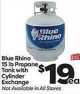 Weis Markets Blue Rhino 15 Lb Propane Tank With Cylinder Exchange offer