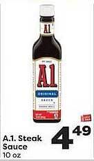 Weis Markets A.1. Steak Sauce offer