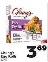 Weis Markets Chung's Egg Rolls offer